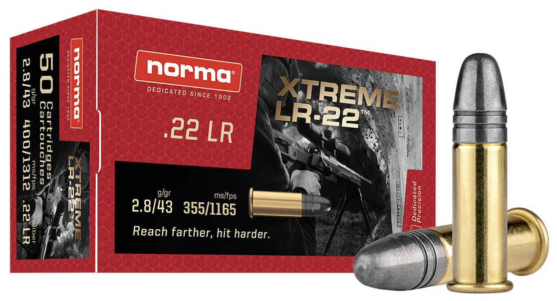 NORMA RIMFIRE XTREME 22LR XLR 43GR LRN 50/100 - Sale